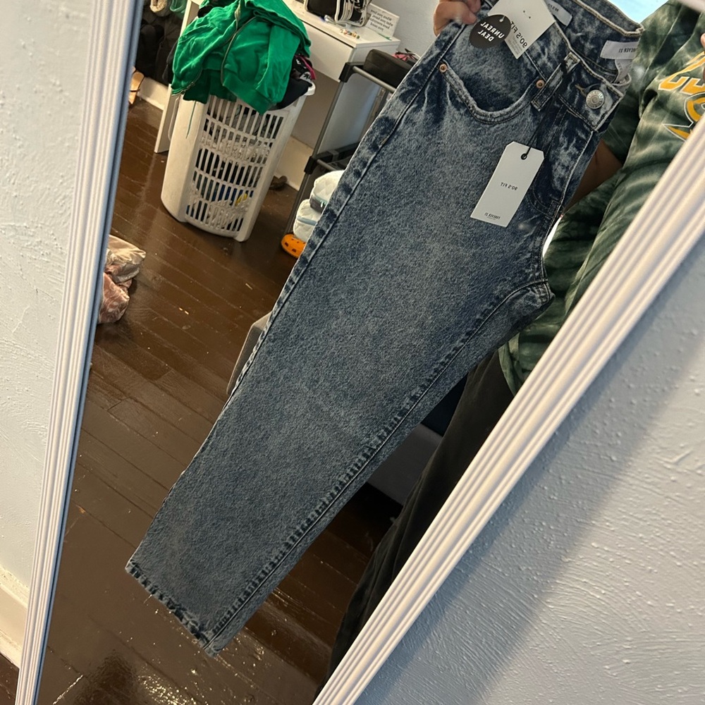 Acid Wash Denim Jeans
